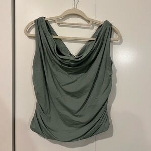 Abercrombie & Fitch Drape Neck Top Modal-Blend Collection